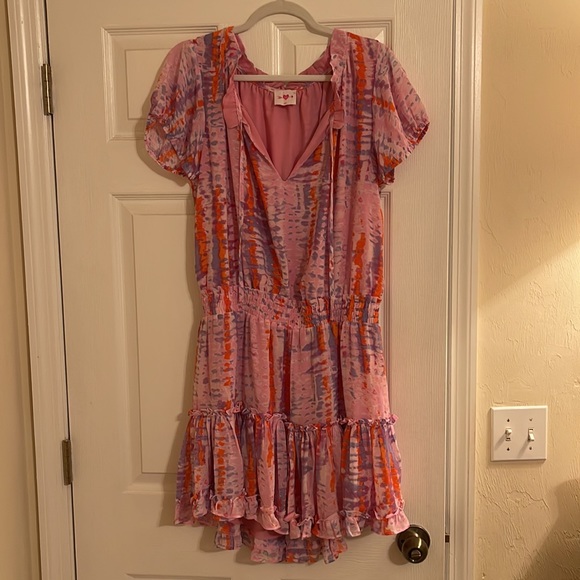 Buddy Love Roxy Short Sleeve Mini Dress Jewel - Picture 5 of 5